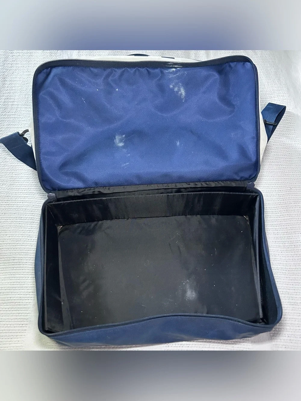 Kappa Sports Blue & White Vintage Duffle Bag